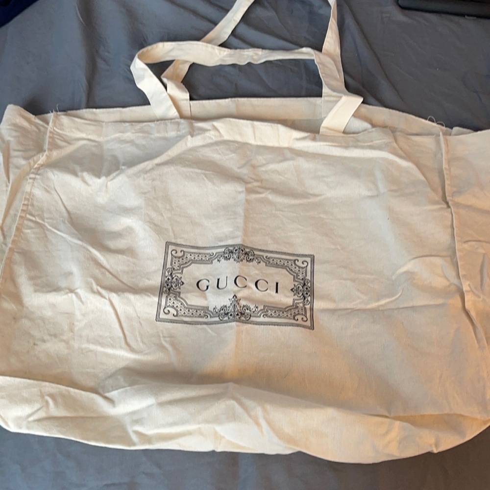 Gucci canvas tote